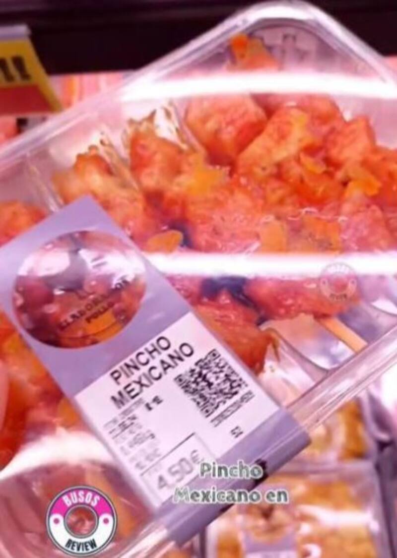 Los pinchos mexicanos de Mercadona. (Foto: @busosreview).