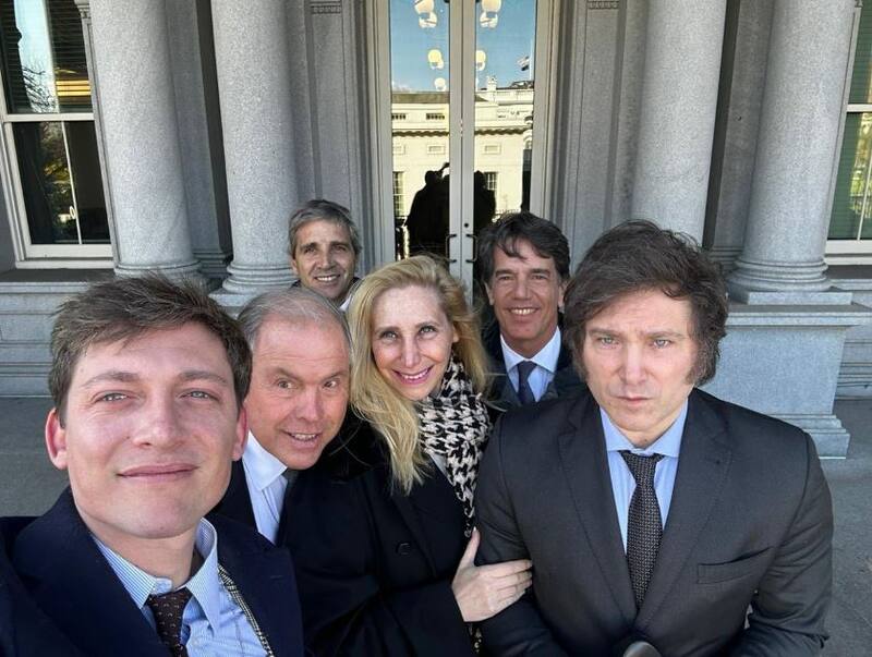 Milei y Werthein en Estados Unidos antes de asumir