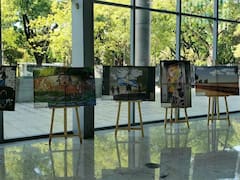 "Murales de mi país" para visitar en la Casa de Gobierno de la Ciudad