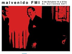 “Malvenido FMI : reeditan la acción política que acechó a Rockefeller hace 50 años
