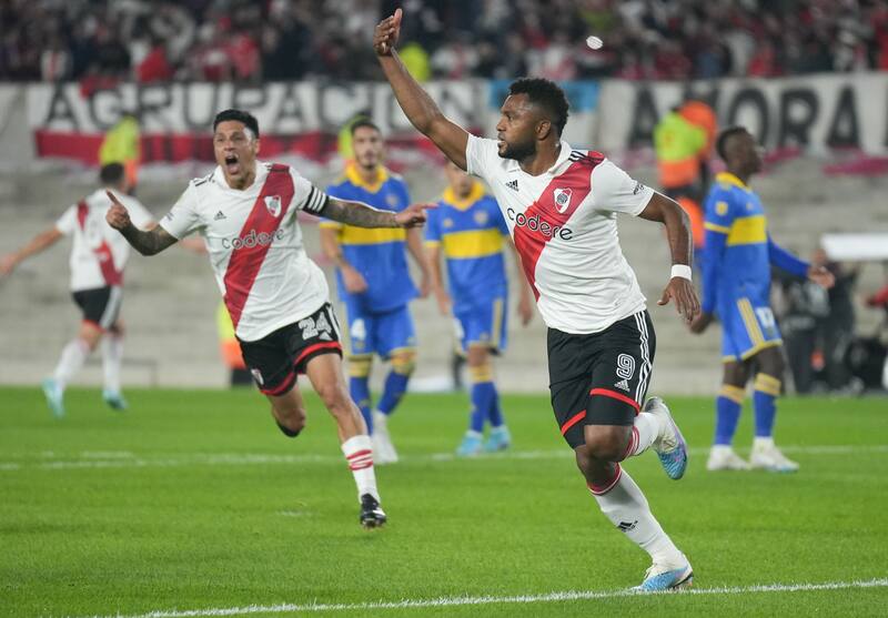 River tuvo algunos problemas para pagar el pase del colombiano Miguel Borja, pero la transacción se destrabó.