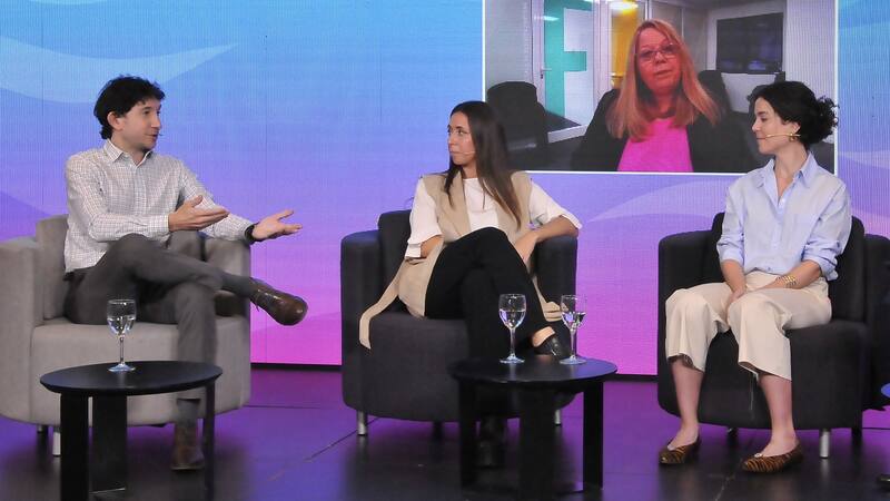 Federico Andino (Mondelez), Carola Garibaldi (Dreamco) y Carolina del Hoyo (Fratelli Branca)