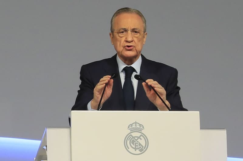 Florentino Pérez, presidente del Real Madrid y uno de los principales accionistas de ACS. (Fuente: EFE)