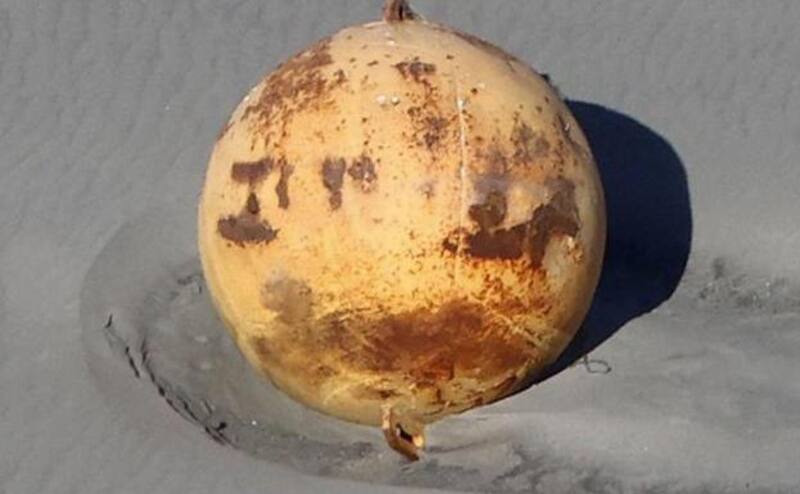 Boya encontrada en Japón.