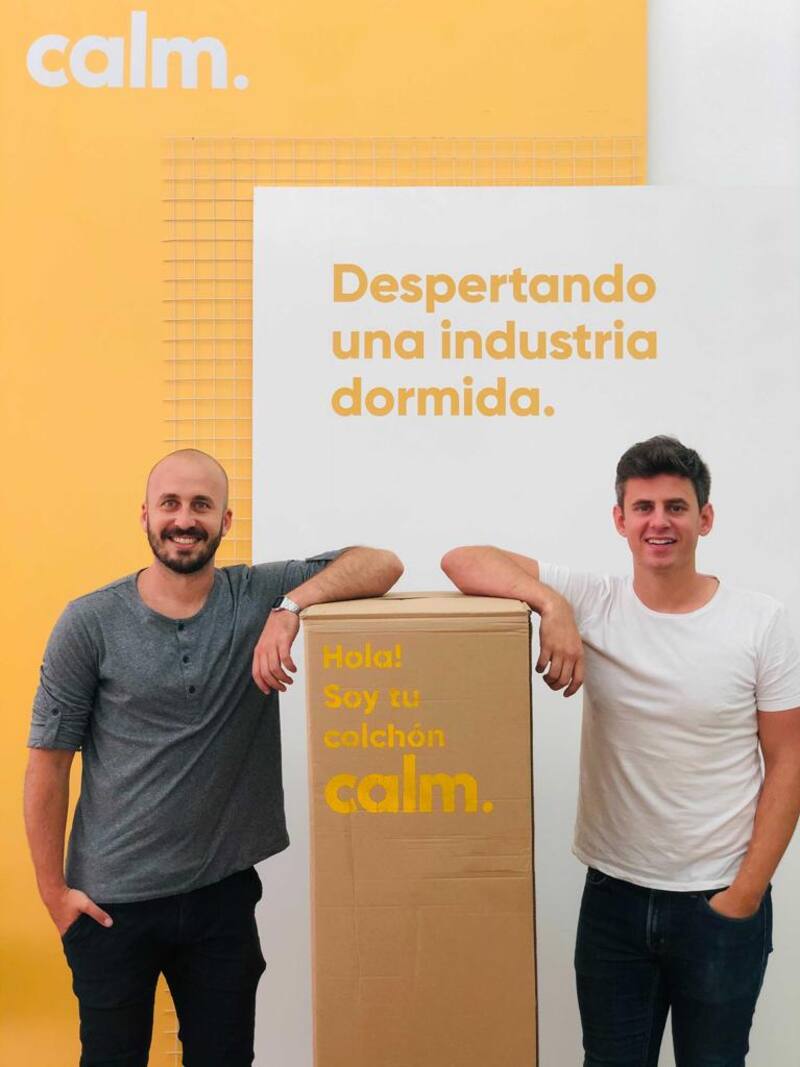Matías Burstein y Patricio Fiaschi, fundadores de Calm