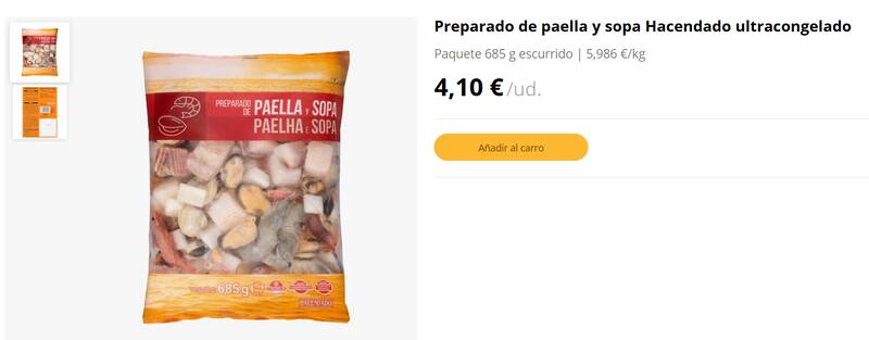 Un variado de mariscos que tiene muchos beneficios para la salud. (Foto: mercadona.es)