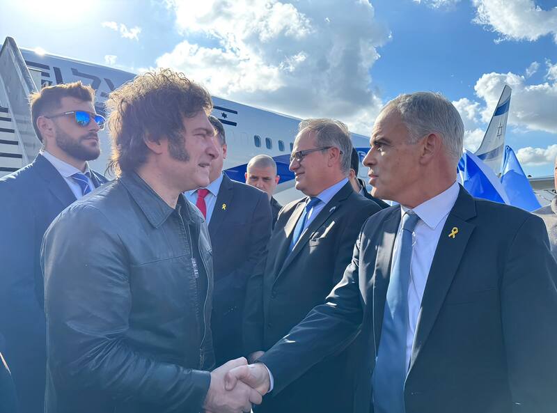 Milei volvió a anunciar su voluntad de trasladar la embajada argentina en Israel de Tel-Aviv a Jerusalén.