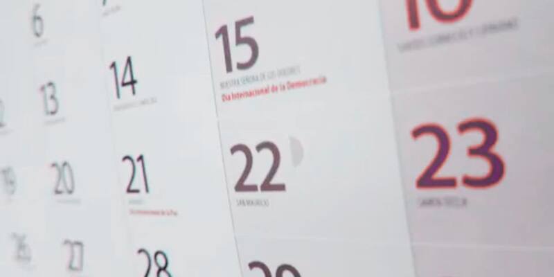 Los días festivos de 2023 en España.