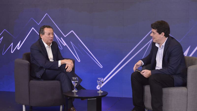 Dante Sica y Walter Brown, jefe de Redacción de El Cronista