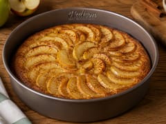 Sin harina ni azúcar: cómo hacer torta de manzana húmeda, saludable y sin gluten