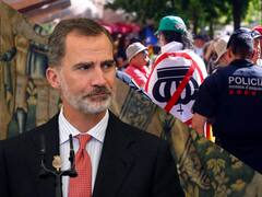 Preocupación en la Corona Española | El rey Felipe VI critica al independentismo catalán y genera una protesta en su contra