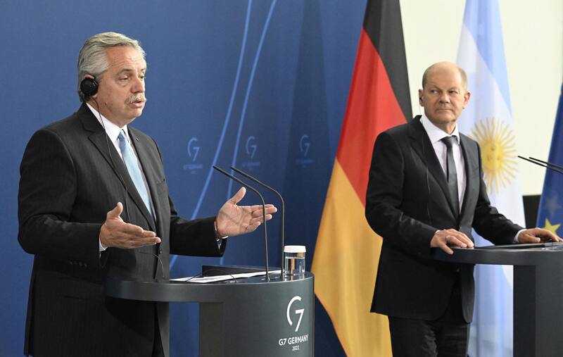 Alberto Fernández logró un apoyo clave de Olaf Schotz, el canciller de Alemania, en su aspiración como líder de América latina.