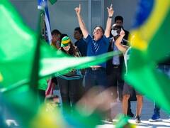 Crisis en Brasil: Bolsonaro se sumó a una protesta en contra del Congreso y la Corte Suprema