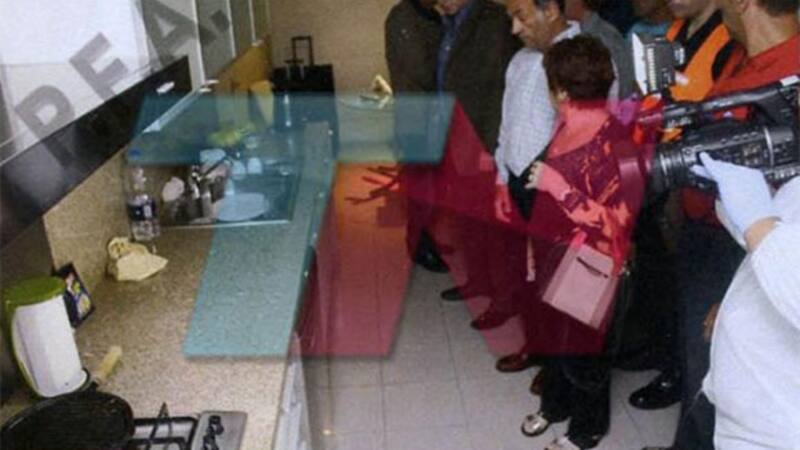 Imágenes de las primeras pericias tras la muerte de Nisman