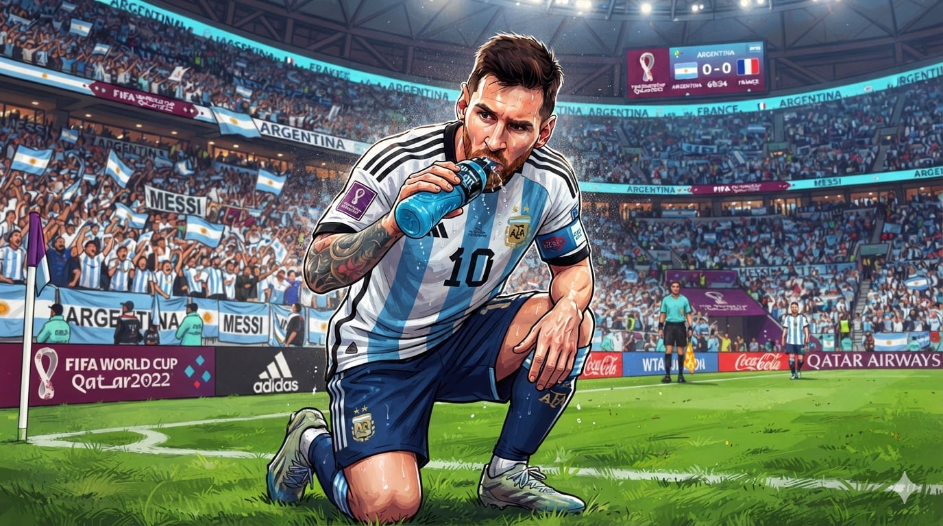 El negocio de las pausas de hidratación: por qué dos minutos junto a Messi valen más que Gran Hermano