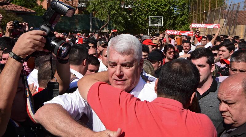 El precandidato a presidente de Paraguay, Arnoldo Wiens.