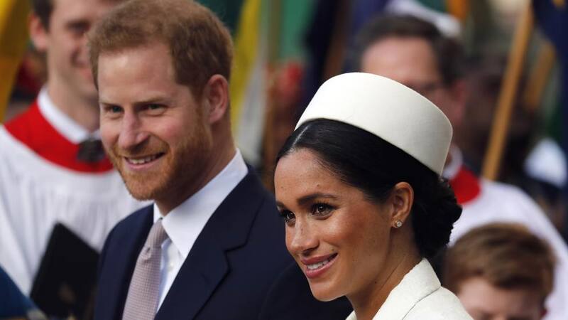 El príncipe Harry la Meghan Markle. Fuente: Archivo.