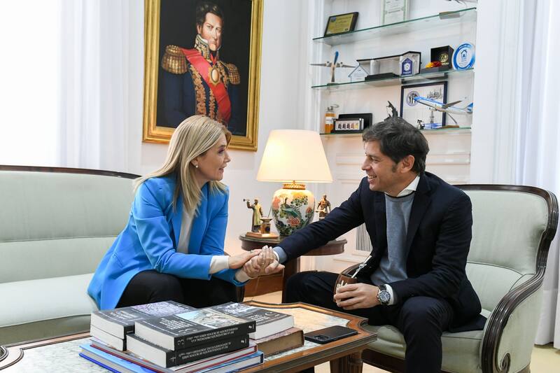 Verónica Magario en el despacho de Axel Kicillof: reunión para rearmar estrategia electoral