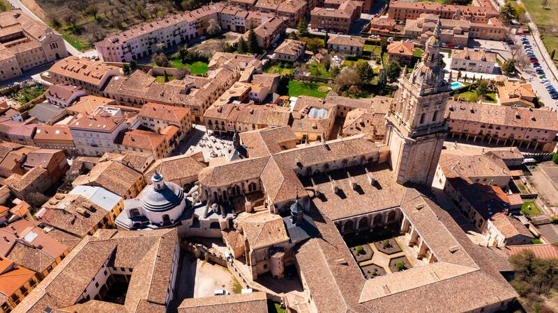 Vista aérea de Burgo de Osma.