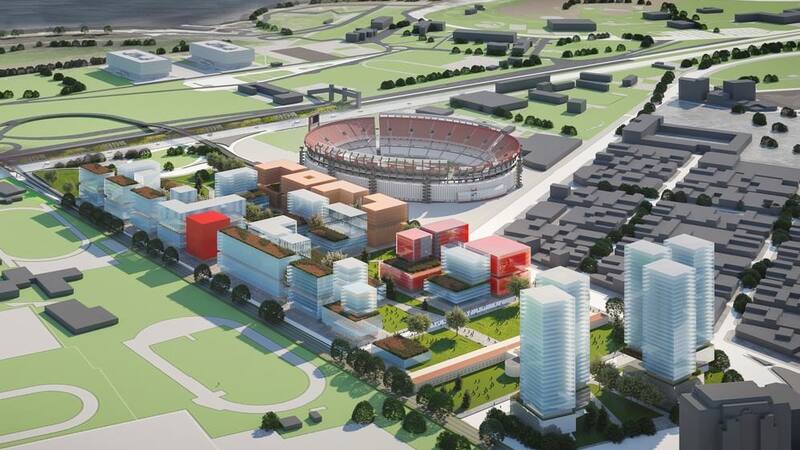 El Parque de la Innovación se desarrolla en el ex Tiro Federal a pocos metros de la cancha de River