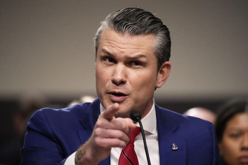 Imagen de archivo del secretario de Guerra, Pete Hegseth.