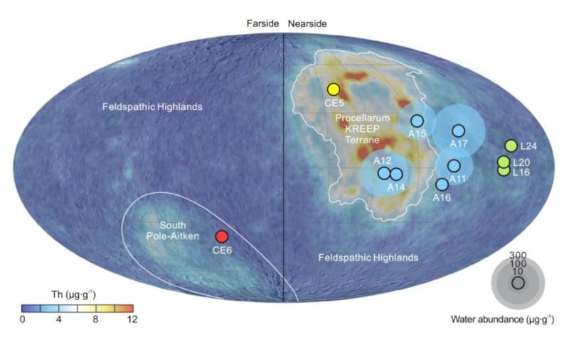 Zonas de la zonas donde se recolectaron las muestras. Fuente: EFE.