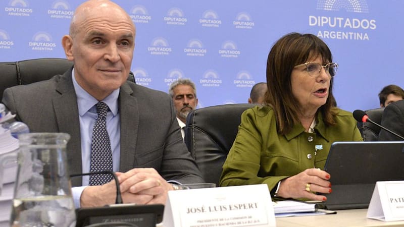 Patricia Bullrich le reclamó a Espert que "aclare" el presunto nexo con un narco.
