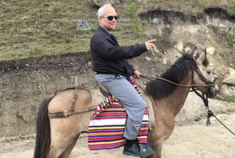 Robert Francis Prevost, ahora Papa León XIV, en su paso por Sudamérica. Foto: archivo.