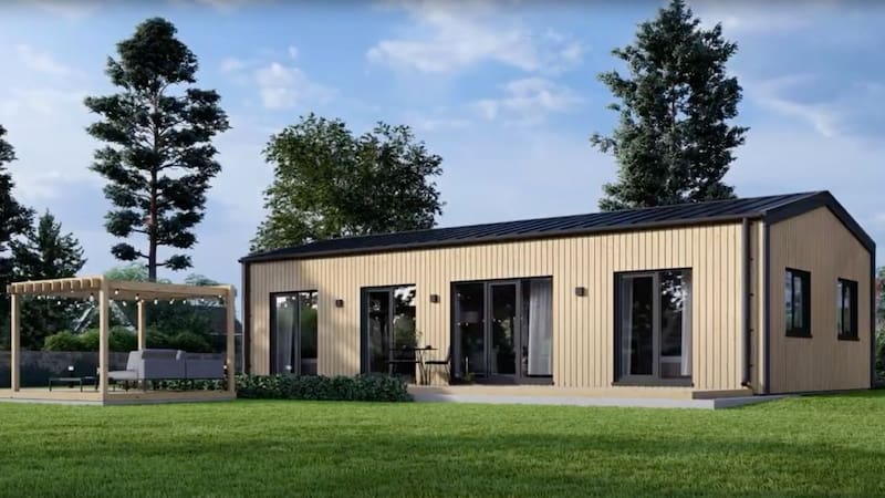 Imagen de la casa prefabricada "Nicole", de Pineca.