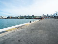 Finalizaron las obras de mejoras en el frente de amarre de la escollera norte marplatense