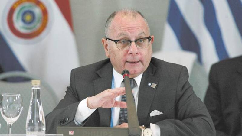 El canciller Jorge Faurie se refirió hoy a la decisión del Mercosur de expulsar a Venezuela