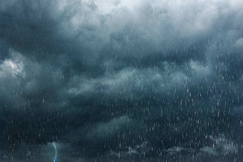 Se aproxima una fuerte tormenta con vientos huracanados y bancos de niebla: cuales son las zonas afectadas con lluvias intensas. Fuente: Archivo