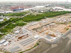 Por primera vez, la obra más grande que financia el Banco Mundial en Argentina trabaja al 100%