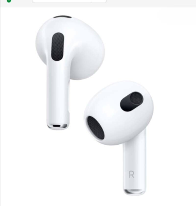 Auriculares de botón Apple AirPods. Fuente: El Corte Inglés.