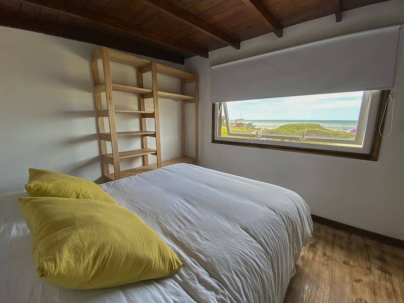 Cabañas con vista al mar.