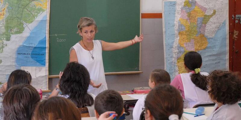 La docencia marca de la vida de miles de niños y jóvenes. Foto: Archivo.