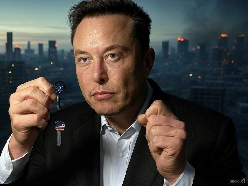 Elon Musk confirmó que se viene "la última guerra" y él tiene la llave para que EE.UU. sea el único ganador. Foto: IA Twitter.