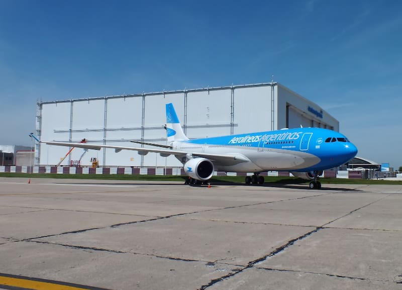 Aerolíneas Argentinas ya no tiene prioridad en Aeroparque para estacionar aviones en el hangar.