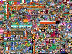 Argentina dio la nota en un evento mundial: pusieron un Fernet, a Boca y hasta a San Martín en una bandera