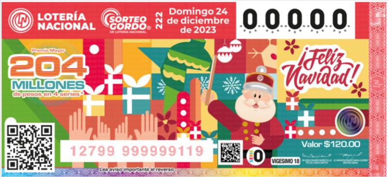 El Gordo de Navidad de 2023 se sortea el domingo 24 de diciembre en el Salón de Sorteos del Edificio Édison de la Lotería Nacional y la transmisión comienza a las 20 horas. Foto: Lotería nacional Gob de México
