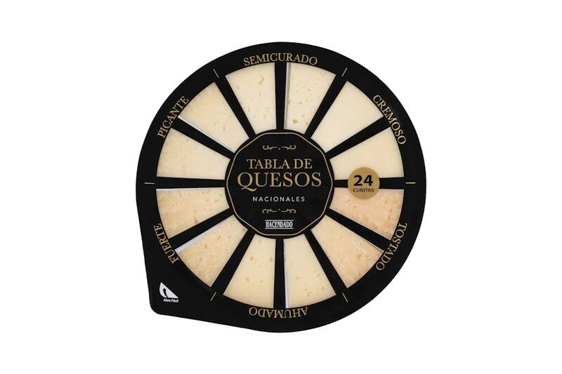La tabla de quesos nacionales Hacendado es una opción versátil (Fuente: Mercadona)
