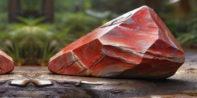 Piedra jaspe rojo para la salud. Fuente: Redes Sociales.