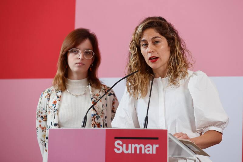 Sumar ha registrado este viernes en la Audiencia Nacional una demanda en la que exige al Banco de España información detallada sobre el dinero público. Fuente: Arrchivo.