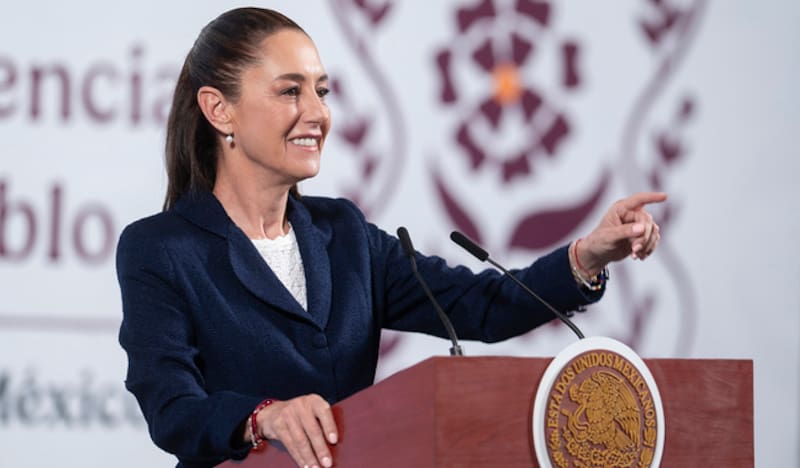 Claudia Sheinbaum garantizó la Pensión Mujeres Bienestar para mexicanas de 60 a 64 años. Fuente: Gobierno