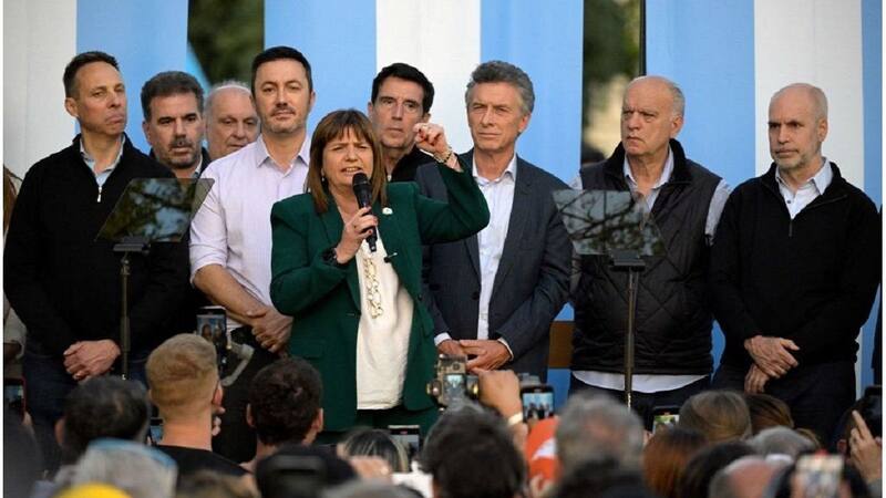 Patricia Bullrich cerró su campaña en Lomas de Zamora. (Foto: captura).