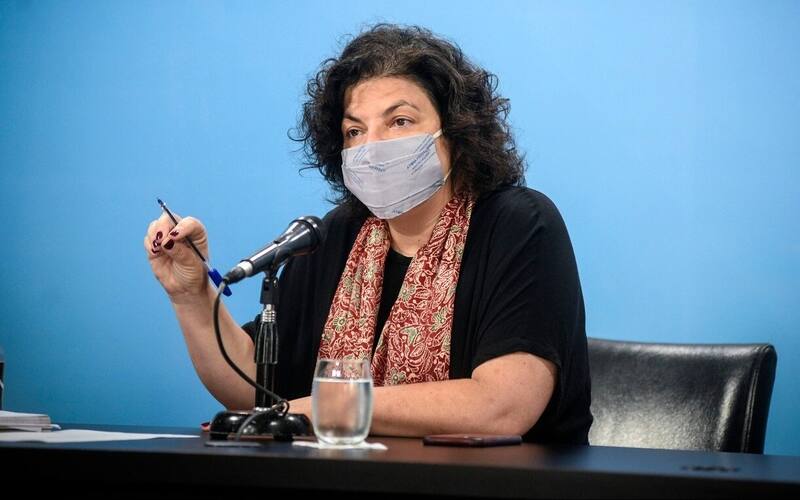 Carla Vizzotti advirtió sobre una "tendencia al aumento" en los casos de coronavirus que se registran en la Argentina.