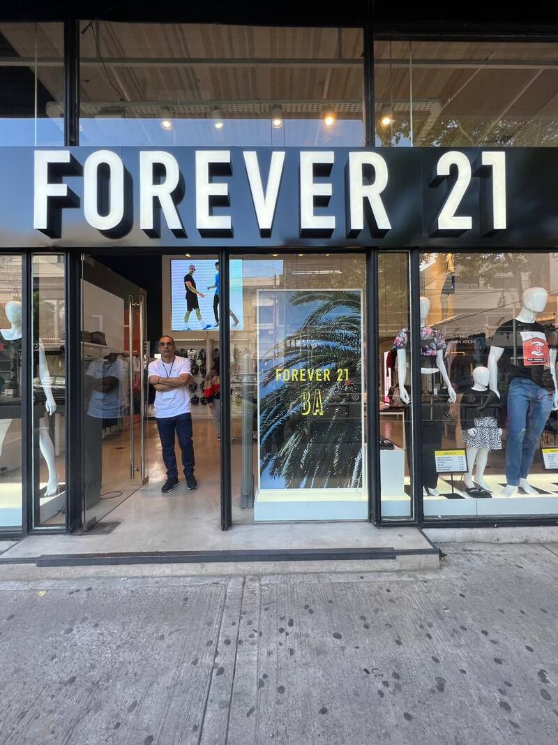 El pop up store de Forever 21 en Argentina cerrará sus puertas en septiembre.