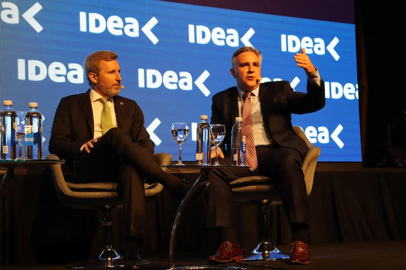 Frigerio y Llaryora en IDEA Rosario.