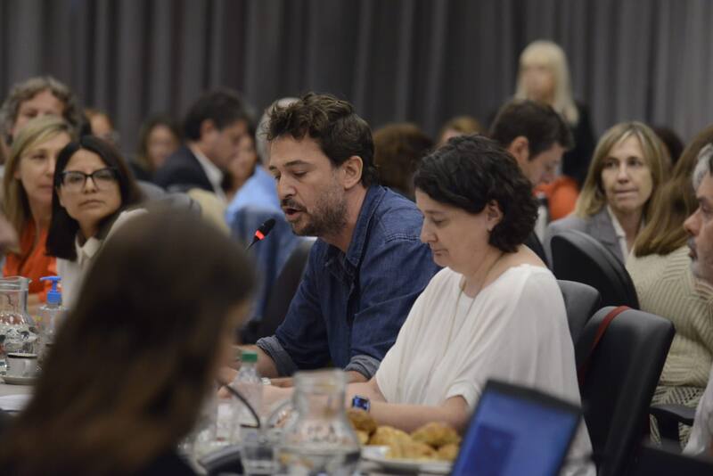 "El cine no pide plata, pide que se mantenga la ley que le permite seguir autofinanciándose", dijo Mitre.