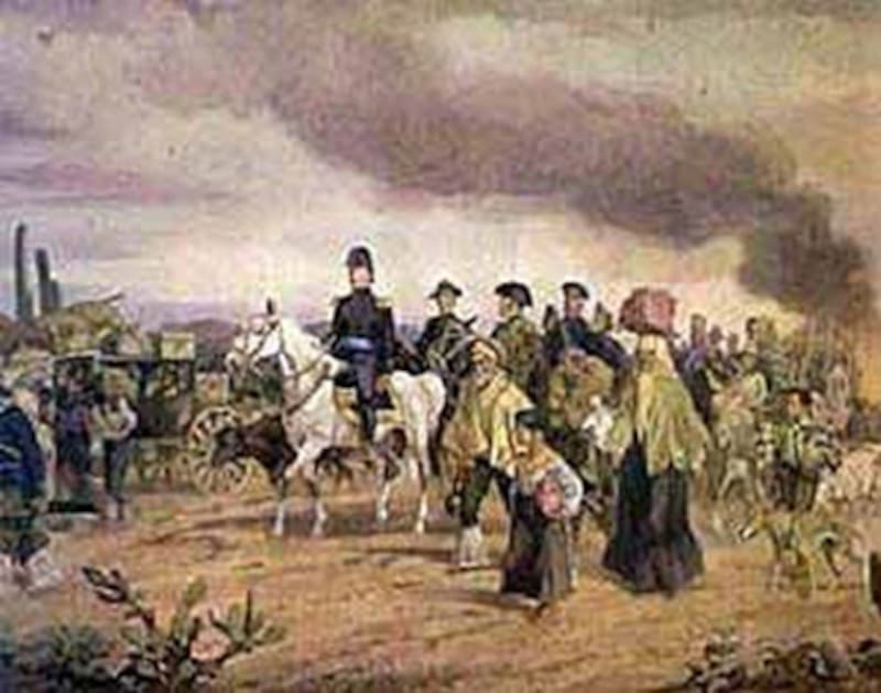 Durante el Éxodo Jujeño el pueblo de esa provincia quemó sus casas para que el ejército realista encontrara tierra arrasada cuando llegara al lugar.